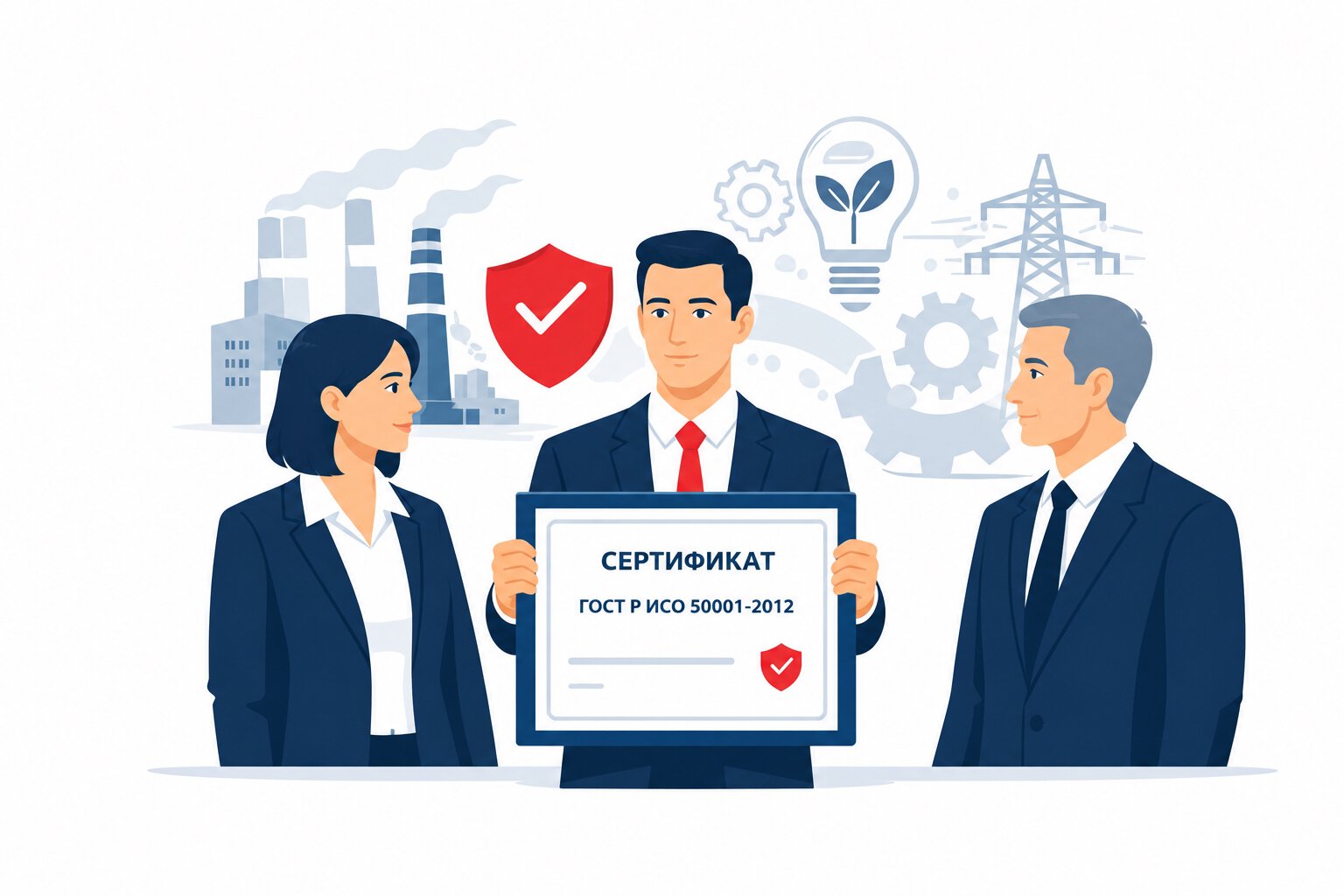 Оформление сертификата ГОСТ Р ИСО 50001-2012 в Салехарде и по всему Ямало-Ненецкому автономному округу