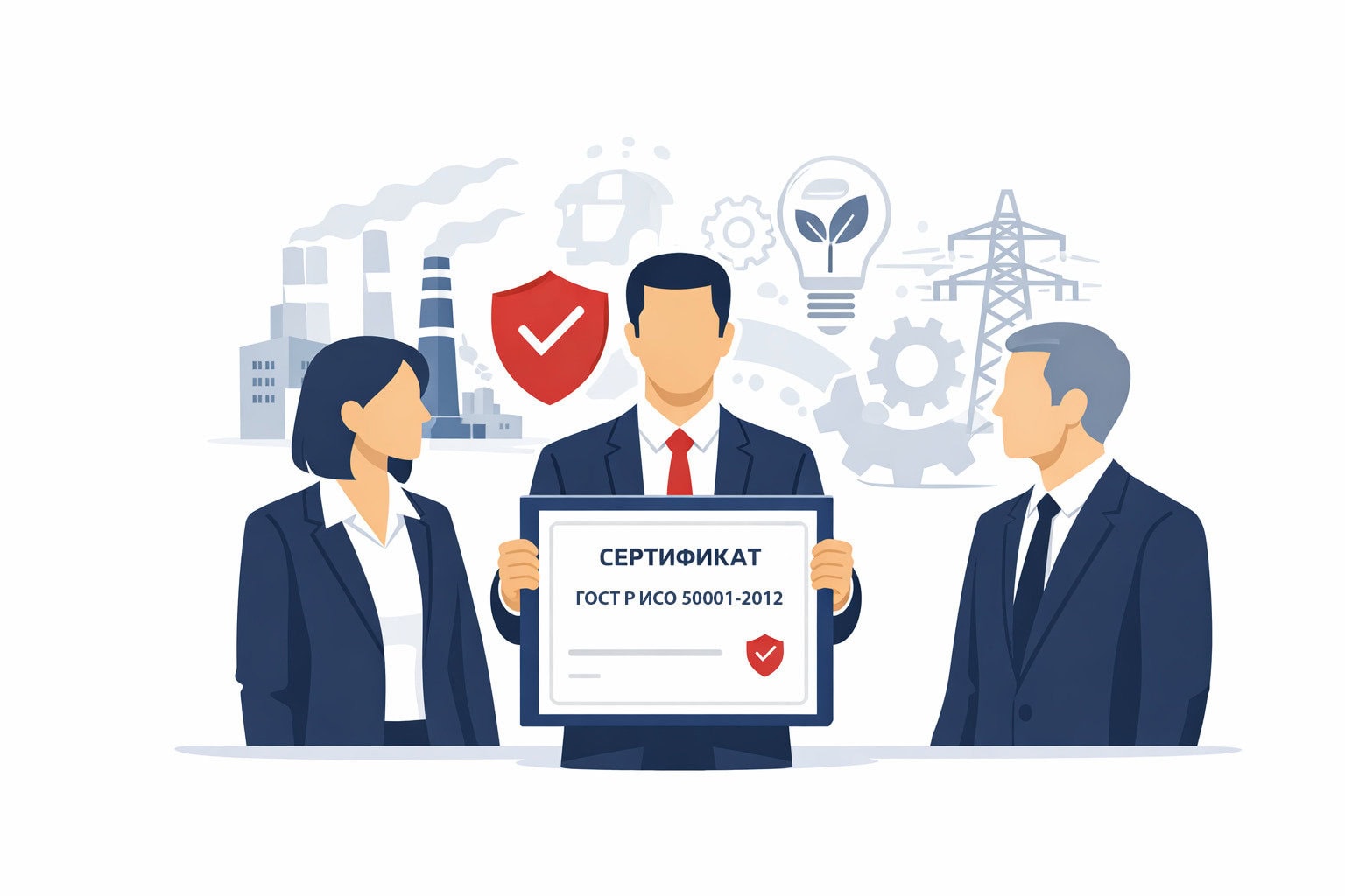 Оформление сертификата ГОСТ Р ИСО 50001-2012 в Салехарде и по всему Ямало-Ненецкому автономному округу