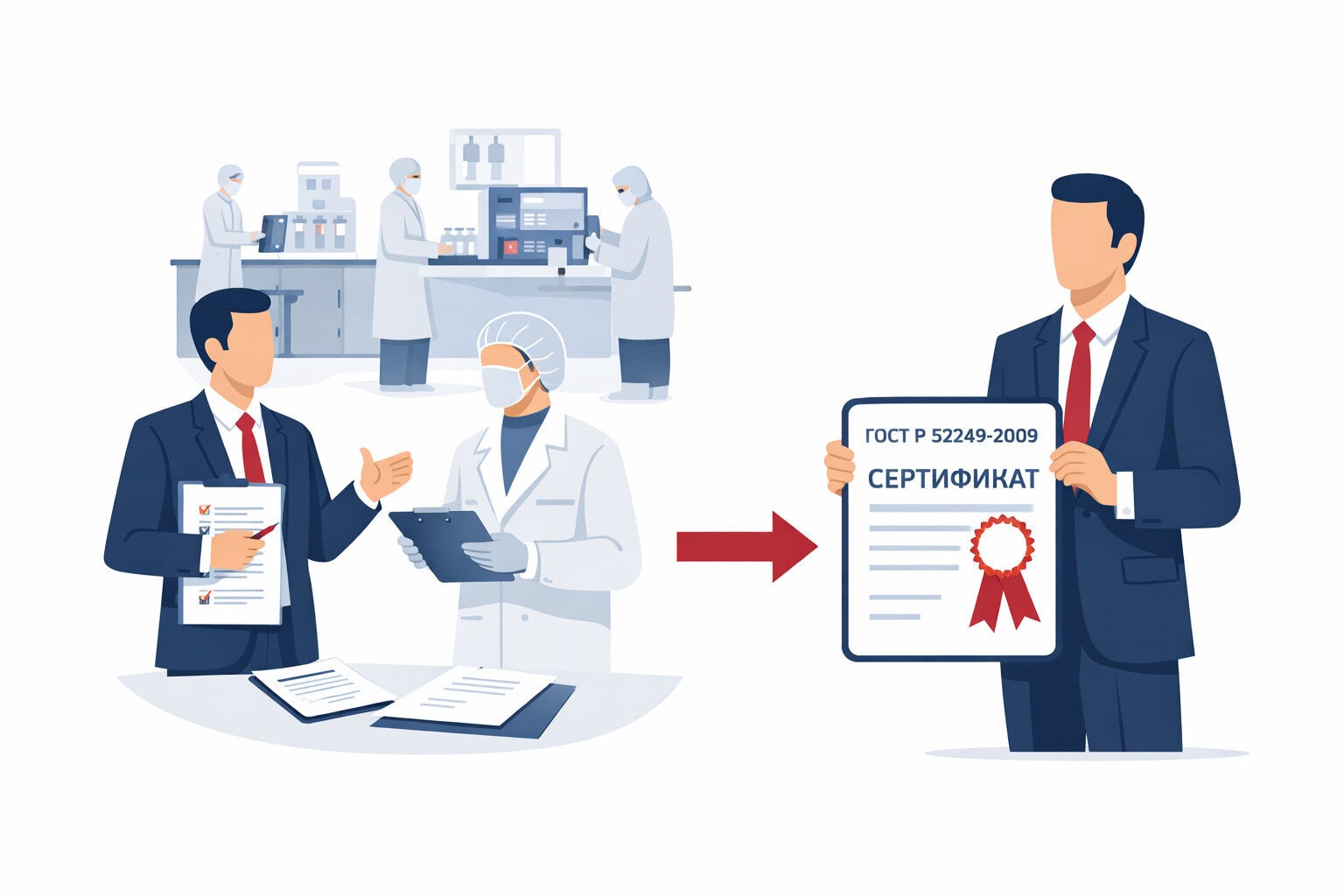 Процедура сертификации ГОСТ Р 52249-2009 в Салехарде